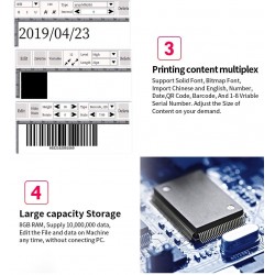 Impresora Codificadora Inkjet Portátil